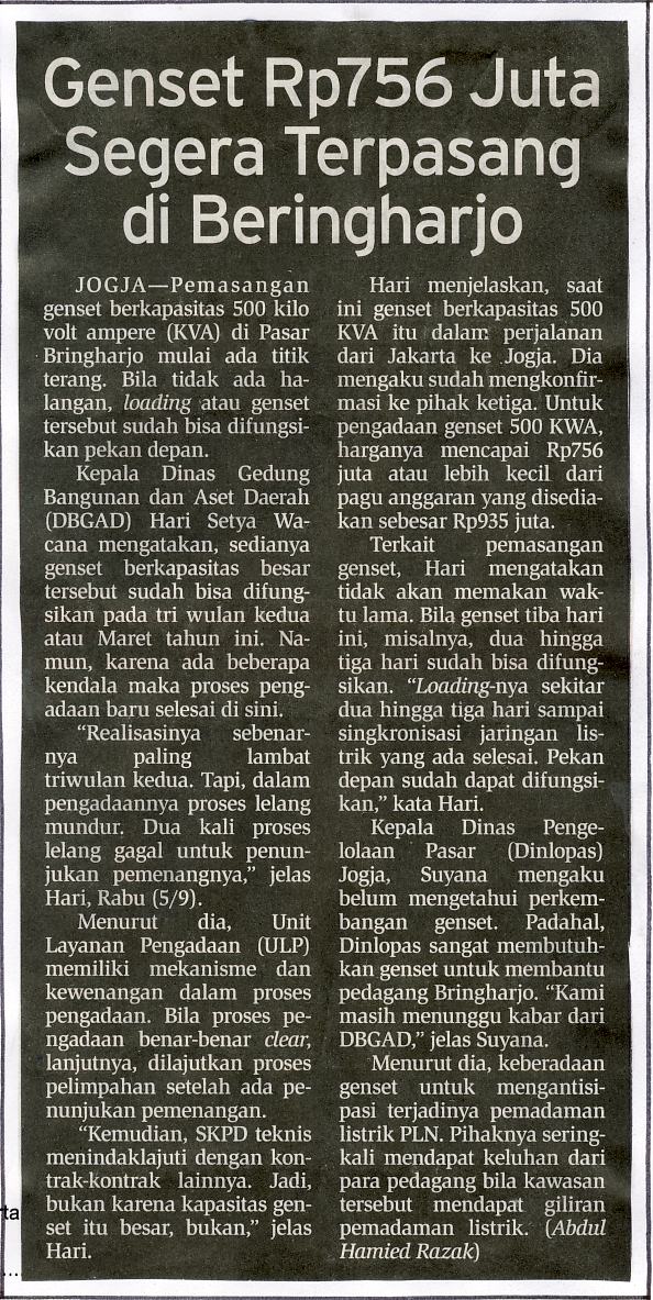 Kliping jogja terbaru